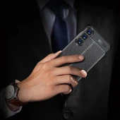 Samsung Galaxy S23 FE Kılıf Deri Görünümlü Silikon Kılıf Zr-Nisss thumbnail 3