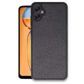 Samsung Galaxy A05 Kılıf Deri Görünüm Silikon Kapak Azn-Aras thumbnail 2