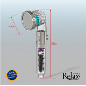 Relax Shower Multy Üç Fonksiyonlu, Açma-kapama Ayarlı Nano Filtreli Mineralli Tasarruflu Duş Başlığı - 4