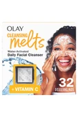 Olay Cleansing Melts + Vitamin C Cilt Temizleyici Çözünen Ped 32 Adet - 1