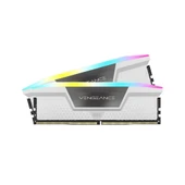 CORSAIR Vengeance 32GB (2x16GB) 6000MT/s CL36 DDR5 AMD/INTEL Uyumlu Beyaz RGB Ram-CMH32GX5M2E6000Z36W - 1