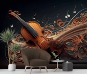 Klasik Gitar Müzik Duvar Kağıdı thumbnail 6