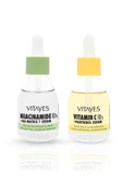 VITAYES Niacinamide %10 Ve Hyalüronik Asit Gözenek Sıkılaştırıcı Cilt Serumu Ile %10 C Vitamini Cilt Serumu - 1