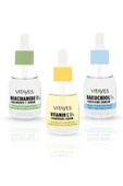 VITAYES Retinol Alternatifi Doğal Bakuchiol %1 Niacinamide %10 C Vitamini %10 Cilt Serumu Ve Bakım Seti - 1