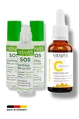 VITAYES Sivilce Siyah Nokta Karşıtı Cilt Serumu + C Vitamini Hyalüronik Asit Cilt Serumu Avantajlı İkili Set - 1