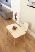 Ahşap Çocuk Masa Sandalye Takımı, Çocuk Oyun Masası, Aktivite Masası, Çalışma Masası - 2