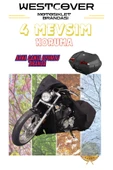 westcover Mondial 150 Z-ONE i  MOTORSİKLET BRANDASI SİYAH ARKA ÇANTA VE KİLİT UYUMLU - 3
