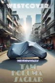 westcover Kymco Agility City 200 i  MOTORSİKLET BRANDASI KORUMA ÖRTÜSÜ ARKA ÇANTA UYUMLU GRİ RENK - 3