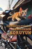 westcover Honda CB 125 F  MOTORSİKLET BRANDASI KORUMA ÖRTÜSÜ ARKA ÇANTA UYUMLU SİYAH thumbnail 4