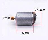 RP360-ST/15260 Dc Motor Robot Süpürge DC 12V DIY RC Oyuncak Model Araba Bot Helikopter Vakum Fan Elektrik Motoru thumbnail 4
