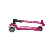 Micro Maxi Scooter Deluxe Foldable 3 Tekerlekli Scooter LED Berry Red  Fuşya 5-12 Yaş - 9