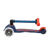 Micro Mini Deluxe Foldable 3 Tekerlekli Scooter LED Navy Blue  Lacivert 2-5 Yaş - 10