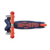 Micro Mini Deluxe Foldable 3 Tekerlekli Scooter LED Navy Blue  Lacivert 2-5 Yaş - 9