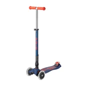 Micro Maxi Scooter Deluxe Foldable 3 Tekerlekli Scooter LED Navy Lacivert 5-12 Yaş - 5