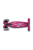 Micro Maxi Scooter Deluxe Foldable 3 Tekerlekli Scooter LED Berry Red  Fuşya 5-12 Yaş - 4