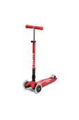 Micro Maxi Scooter Deluxe Foldable 3 Tekerlekli Scooter LED Red  Kırmızı 5-12 Yaş - 1
