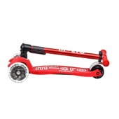 Micro Maxi Scooter Deluxe Foldable 3 Tekerlekli Scooter LED Red  Kırmızı 5-12 Yaş - 9