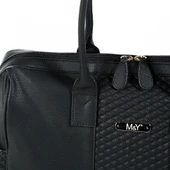 M&Y Gaia Deri Anne Bebek Bakım Çanta Seti 7240 Siyah - 6