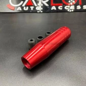 Kırmızı Renk Vites Topuzu 13cm Metal Gövde Premium Ürün - 5