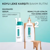 L'Oréal Paris Bright Reveal Spf 50+ Koyu Leke Karşıtı Renkli Fluid Günlük Yüz Güneş Kremi 50 ml - Medium - 8
