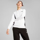 Puma Hooded Sweat Suit Beyaz Kadın Eşofman Takımı - 685077 02 - 1
