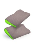 Moda Home Bedding 2 Adet Visco Cervical Boyun Fıtığı, Visco yastık, Ortopedik yastık - 1