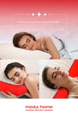 Moda Home Bedding 2 Adet Visco Bubbli Tombik Yastık PEMBE,  Visco yastık, Ortopedik yastık - 3