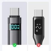 Mcdodo CA-6520 100W Usb TypeC Hızlı Şarj Kablosu 1.2M -Siyah - 2