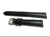 Fado Hertürlü &Saate uygun Siyah  Dikişli Düz  Hakiki Dana derisi  18 mm  Uzun  Kayış (200) thumbnail 2