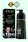 Dexe Black Hair Shampoo Beyaz Kapatıcı Şampuan Siyah Renk 400 Ml Büyük Boy - 1