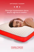 Moda Home Bedding 2 Adet Visco Bubbli Tombik Yastık PEMBE,  Visco yastık, Ortopedik yastık - 2