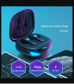 QASUL Rgb Işıklı  Mikrofonlu 3 Modlu Bluetooth 5.2 Yeni Nesil Kablosuz Oyuncu Kulaklığı - 2