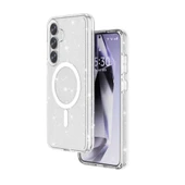 Samsung Galaxy S25 Plus Kılıf Magsafe Şarj Özellikli Parlayan Simli Saydam Renkli Allstar Kapak thumbnail 3