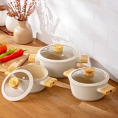 Emsan Swiss Crystal 6 Parça Midi Tencere Seti - 1