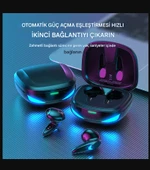QASUL Rgb Işıklı  Mikrofonlu 3 Modlu Bluetooth 5.2 Yeni Nesil Kablosuz Oyuncu Kulaklığı - 3
