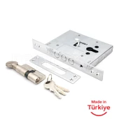 Kale 257/GM plus çelik kapı kilidi mandallı german barelli - 2