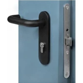 Gömme kilitli panik bar KOMPLE set 600G-PL panik bar + 66M dış kol + Dorma kaba iç kilit + yarım barel - 5