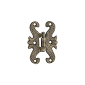 Prinç döküm antik oksit rustik eskitme, ferforje tipi osmanlı tarzı kapı için menteşe HFT08060 - 1