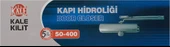 Kale 2-5 no Güç Ayarlı Hidrolik Kapı Yayı 25-120 kg - 2