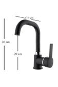 Sardıcı Stellar Series Siyah Lavabo Bataryası 5 Yıl Garantili Tam Takım - 2