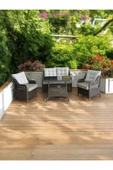 SASHA PREMIUM KÜÇÜK ÖLÇÜ RATTAN BALKON & BAHÇE TAKIMI - 1