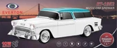 EVERTON RT-1952 Beyaz Arabalı  Bluetooth Fm-Usb-Tf-Aux Şarjlı Nostaljik Radyo - 2