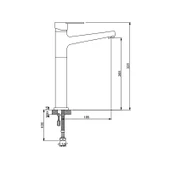 Newarc 971001 Domino Çanak Tipi Lavabo Bataryası Krom - 2