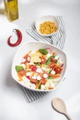 Akrilik Barok Beyaz Büyük Kare Meyve & Salata Kasesi & Karıştırma Kabı / 3,3 Lt  (CAM DEĞİLDİR) - 4