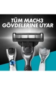 Gillette Mach 3 Charcoal Tıraş Makinesi + 6 Up Yedek Tıraş Bıçağı + Premium Stand thumbnail 7