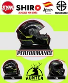 SHIRO KASK 100115 FULLFACE HUNTER PERFORMC_L - 2