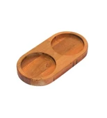 Çok Fonksiyonlu Ahşap Yağlık Altı / Sunumluk / Çerezlik 2 Bölmeli - 1