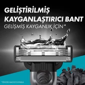 Gillette Mach 3 Charcoal Tıraş Makinesi + 6 Up Yedek Tıraş Bıçağı + Premium Stand thumbnail 3