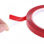 Wuvera Silikonlu Çift Taraflı Montaj Bandı 18mm x 2mt – Güçlü Yapışma ve Kolay Uygulama - 4