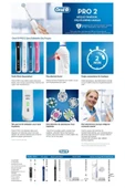 Oral-B Pro 2 2500 Cross Action Pembe Şarjlı Diş Fırçası - 11